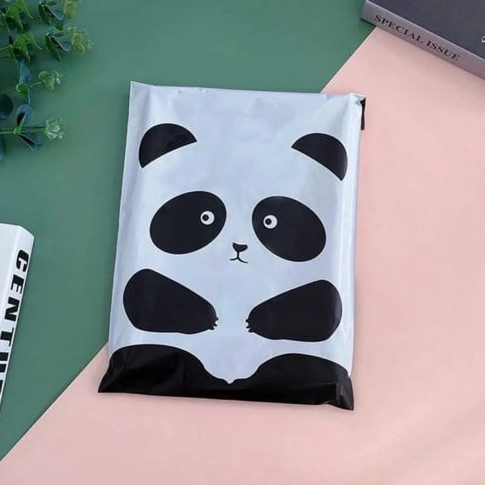 10 Pcs Pandas Poly Mailers 10x13 Inches Plastic Sealing Shipping Bags